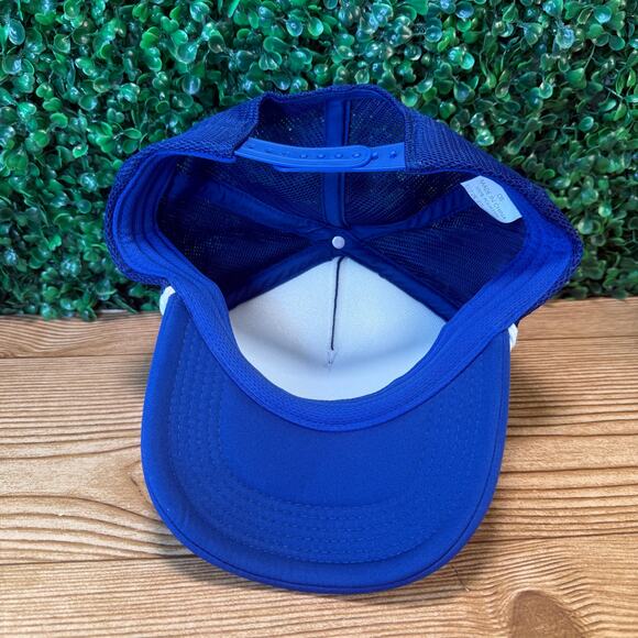 Dutch Bros Coffee Company "Always Stoked" Blue Snapback Rope Brim Trucker Hat - Picture 5 of 8